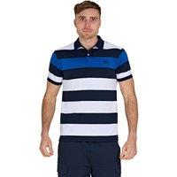 Raging Bull Men's Classic Jersey Contrast Panel Polo in Navy | Size: 2XL