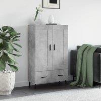Berkfield Home Highboard Concrete Grey 69.5x31x115 cm Engineered Wood