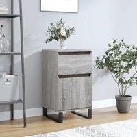 Berkfield Home Sideboard Grey Sonoma 40x35x70 cm Engineered Wood | Size: 40 x 35 x 70 cm