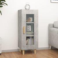 Berkfield Home Sideboard Concrete Grey 34.5x34x90 cm Engineered Wood