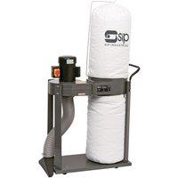 SIP 1HP Single Bag Dust Collector w/ Attachments, L790xW380xH1530 mm