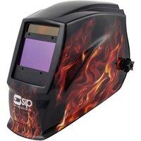 SIP METEOR 2300F Electronic Headshield - L38 x W24.5 x H19 cm in Black