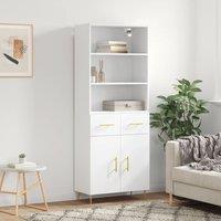 Berkfield Home Highboard White 69.5x34x180 cm Engineered Wood