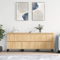 Berkfield Home Sideboards 3 pcs Sonoma Oak Engineered Wood in Brown