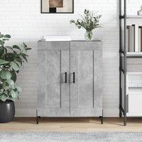 Berkfield Home Sideboard Concrete Grey 69.5x34x90 cm Engineered Wood