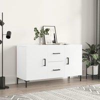 Berkfield Home Sideboard White 100x36x60 cm Engineered Wood | Size: 100 x 36 x 60 cm