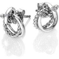 Hot Diamonds Women's Unity Circle Earrings in Silver | Size: 12mm