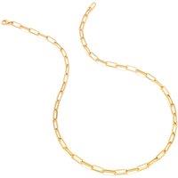 Hot Diamonds Women's Embrace Statement Round Chain - 50cm in Silver | Size: 45 cm