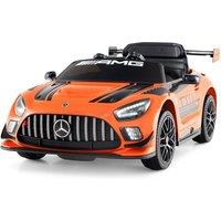 Costway 12V Ride on Car Battery Powered Electric Vehicle in Orange