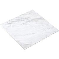 Living and Home 24Pcs Square Self Adhesive Stone Effect Floor Tiles in Off-White
