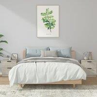 Berkfield Home Bedside Cabinets 2 pcs Concrete Grey Engineered Wood