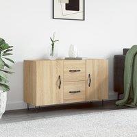 Berkfield Home Sideboard Sonoma Oak 100x36x60 cm Engineered Wood in Brown | Size: 100 x 36 x 60 cm