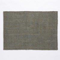 Esselle Whitefield Handwoven Boucle Large Mat in Grey | Size: 120 cm x 170 cm