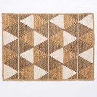 Esselle Prestbury Geo Handbraided Rug in Natural | Size: 120 cm x 170 cm