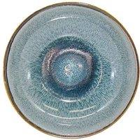 Scandi Home Set of Four Stavanger 21cm Blue Ceramic Pasta Bowls in Dark Blue