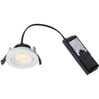 Nordlux Aliki Down Light White Metal LED IP44 2700k Mains