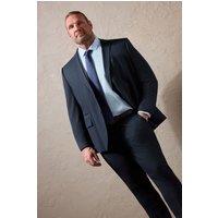 BadRhino Men's Plain Suit Jacket in Dark Navy | Size: 48L