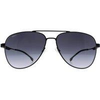 Hugo Boss Men's Aviator Matte Black Dark Grey Gradient BOSS 1641/S