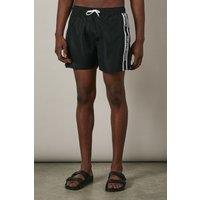 Emporio Armani Men's Tape Swimshort Black | Size: Large