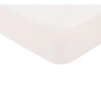 1951 'Luxury 1000 Thread Count' Egyptian Cotton Fitted Sheet in Off-White | Size: Double Fitted