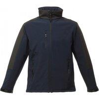 Regatta Professional Men's Hydroforce 3-layer Membrane Waterproof Breathable Softshell Jackets in Navy | Size: Small
