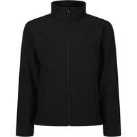 Regatta Professional Men's Reid Softshell Wind Resistant Water Repellent Jacket in Black | Size: XL