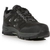 Regatta Professional Men's Nubuck Safety Trainers in Jet Black | Size: 7