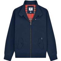 Lambretta Men's Shower Resistant Harrington Jacket in Navy | Size: Large