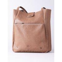 Lakeland Leather Women's 'Harstone' Leather Slouch Tote Bag in Taupe