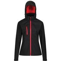 Regatta Professional Women's 3 Layer Membrane Soft Shell Jacket in True Black | Size: 20