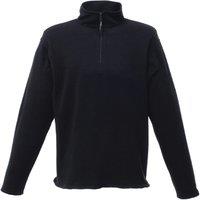 Regatta Professional Men's Micro Zip Neck Fleece Top in Black | Size: 2XL