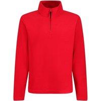 Regatta Professional Men's Micro Zip Neck Fleece Top in Red | Size: Small