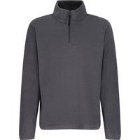 Regatta Professional Men's Micro Zip Neck Fleece Top in Dark Grey | Size: 3XL