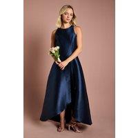 Coast Girl's Teen Twill Waterfall Bridesmaid Dress in Navy | Size: 9-10 Years