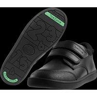 ToeZone Men's Black Oliver Smart Ortholite School Shoes | Size: 1