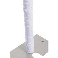 Neel Blue Pipe Cover, (L) 75ft Stretchable Spandex Cover, (W) 2" in White