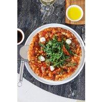 Mikasa Chalk Porcelain Pizza Plate, White, 32cm in White