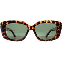 montana Women's Rectangle Shiny Turtle G15 Polarized MP56 in Brown