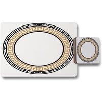 Benjamin Tate Design Cushions - Art Deco Black Frame (Cushion)