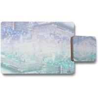 Benjamin Tate Design inception london placemat coaster set in Natural