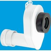 McAlpine HCUP50UK Urinal Bowl Syphonic 'P' Trap in White