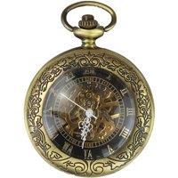 Oliver Tweed Pocket Watch Mechanical Peaky Blinders Hunter Automatic in Gold