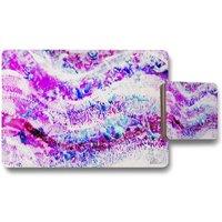 Benjamin Tate Design pink wilderness placemat coaster set in Natural