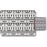 Benjamin Tate Design tribal egyptian art placemat coaster set in Natural
