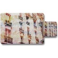 Benjamin Tate Design sarahs vision placemat coaster set in Natural