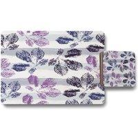 Benjamin Tate Design imprint of plant placemat coaster set in Natural