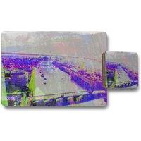 Benjamin Tate Design london eye view placemat coaster set in Natural