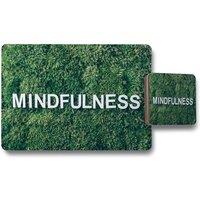 Benjamin Tate Design wellness mindfulness placemat coaster set in Natural
