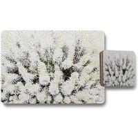 Benjamin Tate Design beautifully white placemat coaster set in Natural