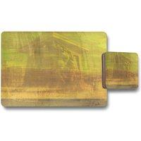 Benjamin Tate Design trafalgar lion placemat coaster set in Natural